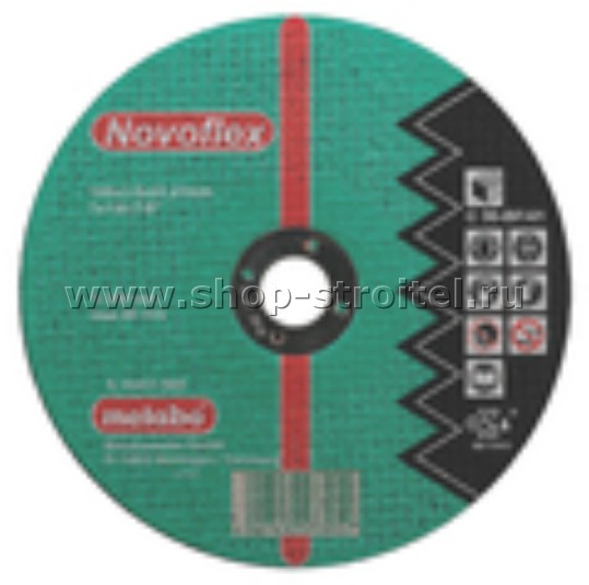 Увеличенная фотография Диск отрезной по камню Metabo Novoflex 150x3,0 16449